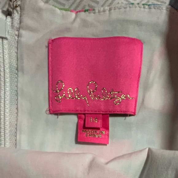 Lilly Pulitzer Vena Stretch Sheath Halter Dress in Pop Up Lily of the Jungle - Picture 10 of 13